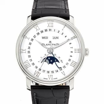 Villeret Quantime Complet 40mm Stainless Steel / White