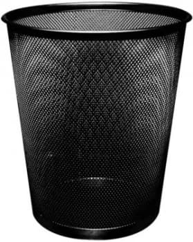 Q-Connect KF00871 Mesh Waste Basket - Black