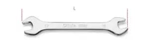 Beta Tools 55 MP10X11 Double Open End Spanner Chrome-Plated 10 x 11mm 000550609