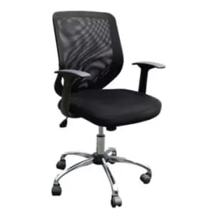Slingsby Mesh Back Operator Office Chair With Chrome Base