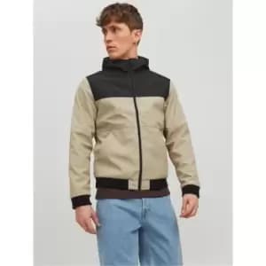 Jack and Jones Seam Hooded Jacket Mens - Neutral