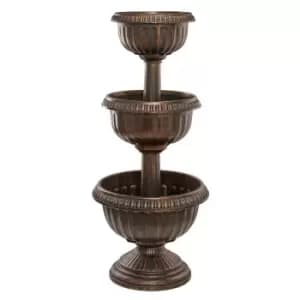 Garden Grow 3 Tier Chelsea Planter - Bronze