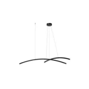 Templos LED Ceiling Pendant Light 45W 3000K Aluminιum Black