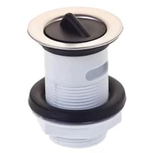 MaKe Stainless Steel Basin Waste Slotted 1 1/4