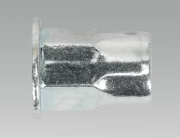 Sealey TIHHM6 Threaded Insert (Rivet Nut) M6 Half Hex Pack of 50