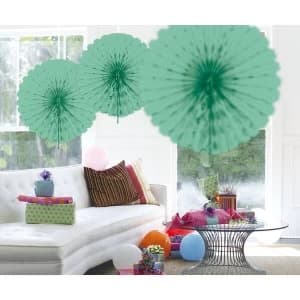 Honeycomb Fan Decoration (Mint Green)