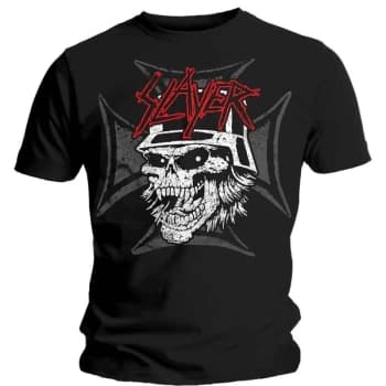 Slayer - Graphic Skull Unisex Large T-Shirt - Black