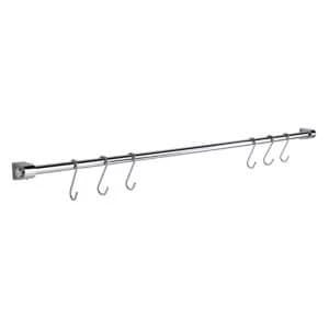 IT Kitchens Chrome Effect Rail Set H6mm W6mm L1000mm