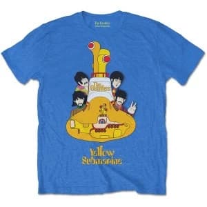 The Beatles - Yellow Submarine Sub Sub Mens Small T-Shirt - Mid Iris Blue