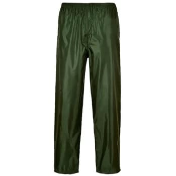 Portwest - S441OGRM - sz M Classic Adult Rain Trousers - Olive Green
