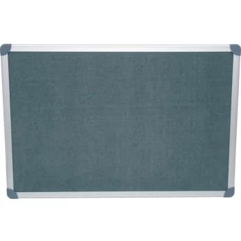 Executive Felt Notice Board 1200X900MM Grey Aluminium Trim - Offis