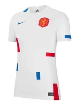 Nike Womens Holland 22/23 Stadium Away S/s Jersey, White, Size L, Women
