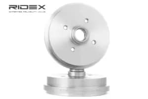 RIDEX Brake Drum 123B0036 Rear Brakes,Drum Brake VW,AUDI,SEAT,GOLF II (19E, 1G1),POLO (6N2),Polo Schragheck (6N1),GOLF I Cabriolet (155)