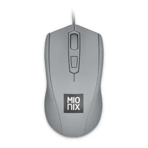 Mionix - Avior Optical 5000dpi Gaming Mouse Wired USB Shark Fin (Grey)