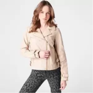 Biba BIBA Leather Biker Jacket - Neutral