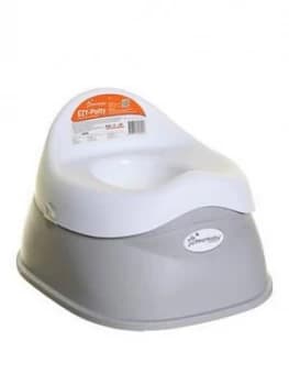 Dreambaby Sturdy Ezy- Potty (Floor Sit-On) - Grey/White
