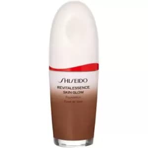 Shiseido Revitalessence Skin Glow Foundation light illuminating foundation SPF 30 shade Henna 30ml