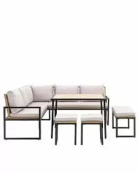 Ottinge Traditional Corner Dining Set Natural