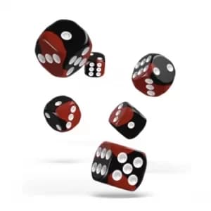 Oakie Doakie Dice D6 Glow in the Dark (Lava)