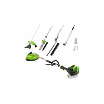 43cc 5 in 1 Petrol Garden Multi Tool Strimmer Brush Cutter Chainsaw - Gardenjack
