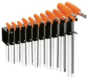 Beta Tools 96 T/SP11 11pc Metric Offset Hex Key High-Torque Handle Set 000960957