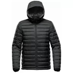 Stormtech Mens Stavanger Thermal Padded Jacket (L) (Black/Graphite Grey)