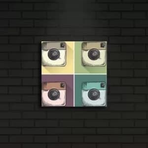 2828?ACT-12 Multicolor Decorative LED Lighted Canvas Painting