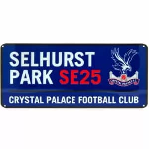 Street Sign (One Size) (Royal Blue/White/Red) - Royal Blue/White/Red - Crystal Palace Fc