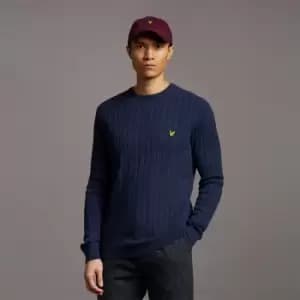 Cable Jumper - Dark Navy Marl - L