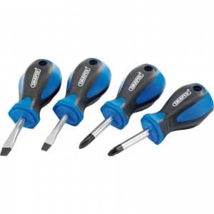 Draper 4 Piece Stubby Screwdriver Set