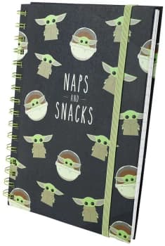 Star Wars The Mandalorian - Snacks And Naps Notebook multicolour