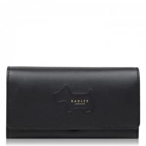 Radley shadow large flapover matinee purse - Black