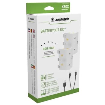 Snakebyte BATTERY:KIT SX Twin Battery Pack for Xbox Series X/S - Wht