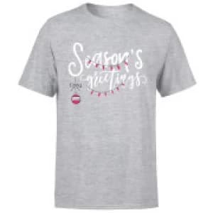Seasons Greetings T-Shirt - Grey - 3XL