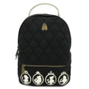 Loungefly Disney Princess Faux Leather Quilted Mini Backpack