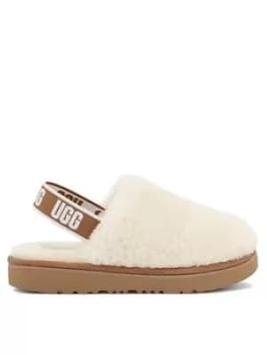 UGG Fluff Yeah Clog Slipper, Chestnut, Size 1 Older