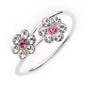 Sterling Silver Flower Toe Ring