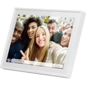 Braun Phototechnik DigiFrame 1019 WiFi weiss Digital photo frame 25.7cm 10.1 inch EEC: C (A - G) 1280 x 800 Pixel 16GB White