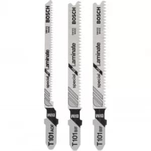 Bosch 3 Piece Jigsaw Blade Set for Laminates