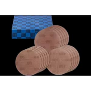 Pferd Netting Velcro-Backed Abrasive Disc Set Coarse 15 Piece Diameter 150 A80,