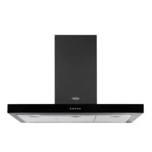 Belling Cookcentre 444410342 90cm Flat Chimney Cooker Hood