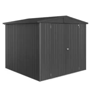 Biohort Europa Size 4 Metal Shed 8' x 7' 6'' - Dark Grey