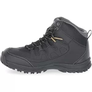 Trespass Mens Finley Walking Boot Black/Golden Brown 10