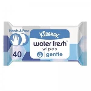 Kleenex Water Fresh Gentle Wipes - 40 Wipes