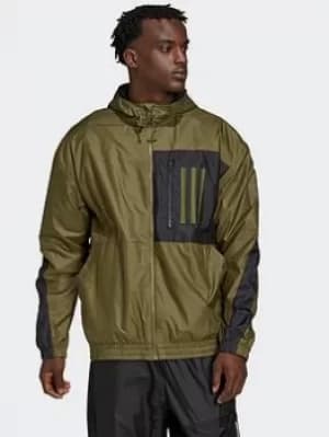 adidas Sportswear W.n.d. Primeblue Jacket, Green Size M Men