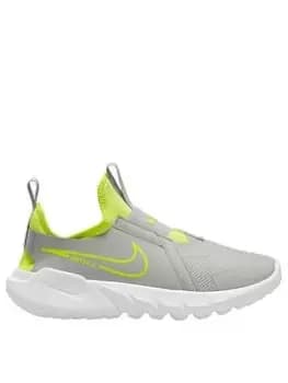 Nike Flex Runner 2 - Grey/Green, Grey/Blue, Size 4