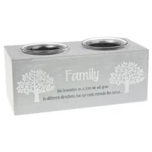 Tree Of Life Double Tealight Family