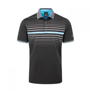 Oscar Jacobson Polo Shirt - Black/Charcoal