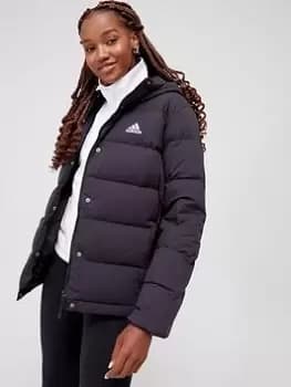 adidas Helionic Hooded Jacket - Black Size M Women