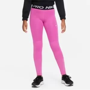 Nike Pro Girls Tights - Pink